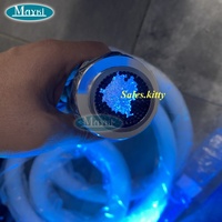 Kit d'éclairage à fibres optiques scintillantes à double couleur RGB 20W avec commande par application pour le plafond de voiture