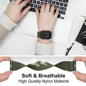 Bracelets en nylon élastique tressé extensibles pour Apple Watch Ultra Band 49 mm - Product Image 4