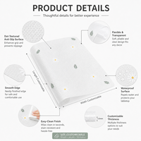Tapis de table antidérapant en EVA à motif imprimé personnalisé, imperméable, pour tiroirs de cuisine, pour décoration intérieure personnalisée, en gros