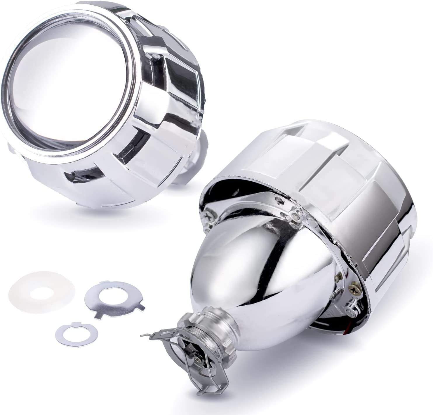 Lentille du projecteur + linceul blanc