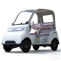 Véhicule électrique pour adultes à 4 roues et 3 places, avec toit ouvrant, vente directe du fabricant LANGTUO, vitesse maximale de 35 km/h, autonomie de moins de 100 km