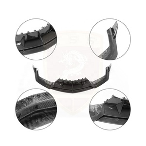 Lèvre avant en fibre de carbone sèche style MSY pour Lamborghini Revuelto, pièces de rechange pour pare-chocs avant - Product Image 4