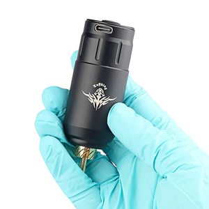 Kit de machine à tatouer sans fil de style nouveau, ensemble complet avec encre à tatouer, aiguilles et stylo rotatif pour l'art corporel - Product Image 6
