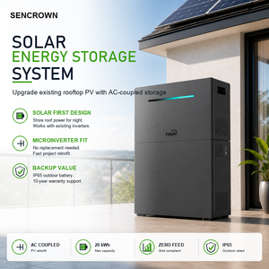 Sistema de Almacenamiento de Energía Solar con Inversor Híbrido de 2000W y Batería LiFePO4 para Energía Fuera de la Red - Product Image 1