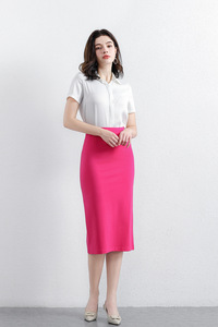 <span class=keywords><strong>Jupe</strong></span>-Robe Professionnelle de Mode Féminine Haut de Gamme, <span class=keywords><strong>Jupe</strong></span> Crayon <span class=keywords><strong>Droite</strong></span> Élégante pour Bureau, Coupe Ajustée Affaires, Longueur Mi-Mollet Décontractée - Product Image 3