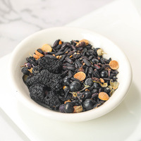 Thé Herbal Naturel 5 en 1 pour Soins Capillaires du Marché Africain : Riz Noir, Sésame Noir, Mûre – Nourrissant pour le Cuir Chevelu et Bien-être