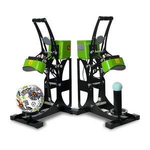 Presse à chaud 2-en-1 à ouverture automatique pour balles - Sublimation de balles de <span class=keywords><strong>football</strong></span> et de tennis - Product Image 1