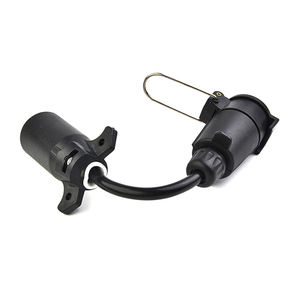 Convertisseur de feux de <span class=keywords><strong>remorque</strong></span>, <span class=keywords><strong>prise</strong></span> à lame RV <span class=keywords><strong>7</strong></span> voies vers adaptateur de <span class=keywords><strong>prise</strong></span> ronde <span class=keywords><strong>7</strong></span> <span class=keywords><strong>broches</strong></span>, connecteur de câblage de <span class=keywords><strong>remorque</strong></span> américain vers européen - Product Image 6