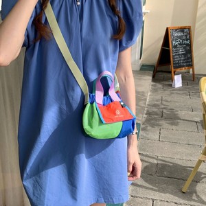 Bolso Mini Tipo Cubo Colorido de 7 Pulgadas, Resistente al Agua, Vertical, Cuadrado, Bandolera para Mujer, para Uso Diario - Product Image 2