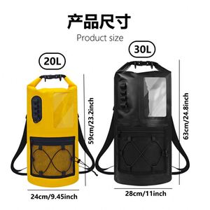 Mochila Impermeable Flotante con Logotipo Personalizado, Bolsa Seca para Exteriores con Cierre Enrollable de PVC - Product Image 3