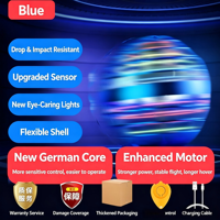 Disque volant et balle volante LED lumineux à commande manuelle, version améliorée 2026, cadeau de Noël pour garçons et filles de 6 ans et plus