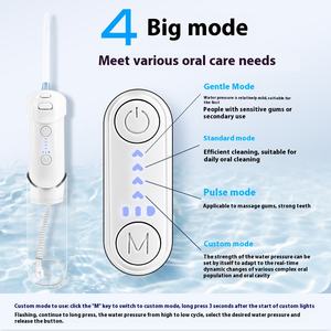 Usine en gros Mini Portable ultrasons eau Flosser personnalisé USB Source d'alimentation ménage électrique <span class=keywords><strong>dentaire</strong></span> poinçon en plastique - Product Image 3