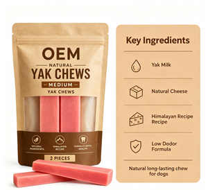 Friandises à mâcher au lait <span class=keywords><strong>de</strong></span> yak <span class=keywords><strong>de</strong></span> <span class=keywords><strong>l</strong></span>'<span class=keywords><strong>Himalaya</strong></span> pour chiens <span class=keywords><strong>de</strong></span> taille moyenne, entièrement naturelles, friandises à mâcher dentaires longue durée - Product Image 2