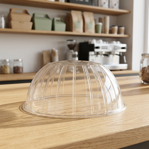Tapa de PET Transparente de 80 mm de Diámetro, 3 mm de Grosor, Forma Redonda, para Bebidas, Tapa de PET al por Mayor para Vasos y Copas - Product Image 2