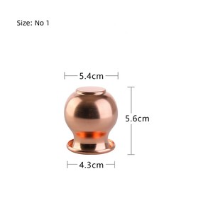 Gesundheitspflege TMC <span class=keywords><strong>Massage</strong></span>-Schröpfset Therapie-Schröpfköpfe Feuerschröpfen Kupfer Hijama Cuivre - Product Image 5