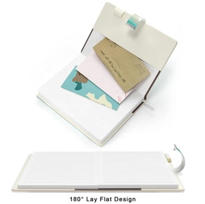 Couverture en cuir végétalien Durable, résistant à l'eau, coins arrondis, 160 pages, 160g/m2, carnet à pois, personnalisé - Product Image 5