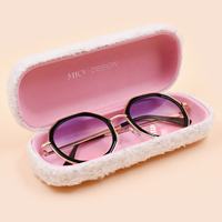 Étui à lunettes Bestpackaging, design tendance, chat moelleux, panda mignon, étui à lunettes en métal dur, étui à lunettes pour enfants
