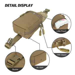 TOPTACPRO 500D Cordura Medical EMT Molle Trauma Supervivencia Bolsa <span class=keywords><strong>DE</strong></span> EMERGENCIA Combate Individual Táctico Botiquín <span class=keywords><strong>de</strong></span> primeros auxilios Ifak Pouch - Product Image 4