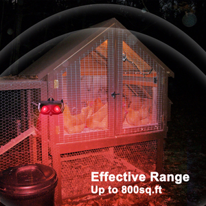 2025 di vendita calda solare Repeller per <span class=keywords><strong>animali</strong></span> all'aperto <span class=keywords><strong>notturno</strong></span> rosso notte uccelli gatto controllo cane pollaio allevamento lupo volpe Repeller - Product Image 5