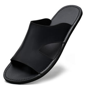 Grote maat zomer heren casual instapsandalen met één bandje, PVC bovenwerk, EVA zool, retro strandschoenen - Product Image 4