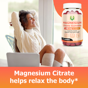 OEM/ODM Magnesium Citrate Gummies DIetary <b>Supplement</b> with Magnesium Supports Muscle Relaxation and Bone Health Gummies - Product Image 3