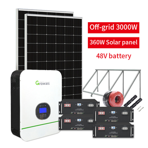 ระบบพลังงานแสงอาทิตย์สำหรับบ้านแบบออฟกริด 10000W 3000W 5000W 5KW 8KW 10KW SPF 5000 10000w ระบบโซลาร์เซลล์ SPF 5000 - Product Image 1