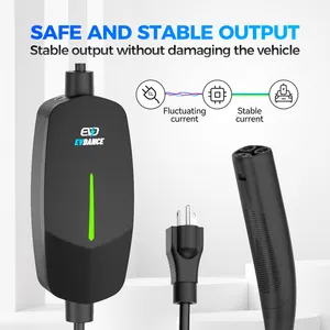 EVDANCE OEM 16A Fast Portable EV Car New Energy Electric Vehicle Charging Gun Gen 2 Home Charger Station For Tesla