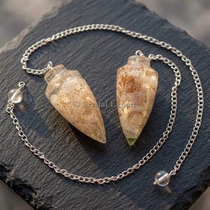 Péndulo de Piedra Preciosa en Forma de Lágrima, Tallado y Pulido, Piedra Semipreciosa, Artesanía REIKI, Feng Shui, Herramienta de Curación y Decoración del Hogar - Product Image 2