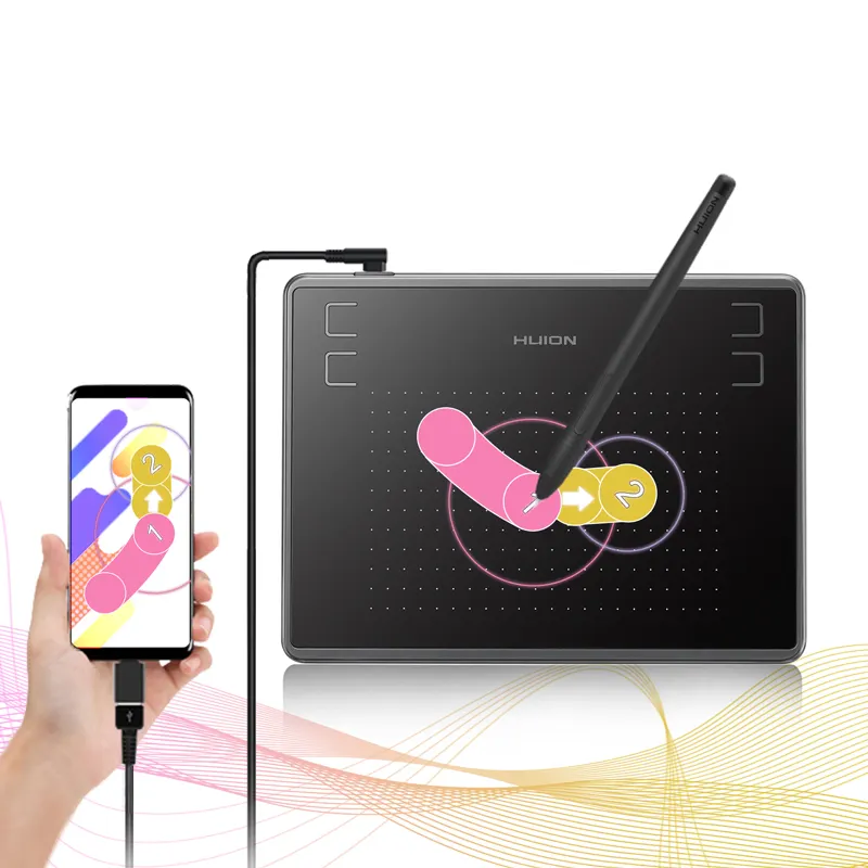 factory Huion H430P online teaching drawing pad for computer phone animation tool