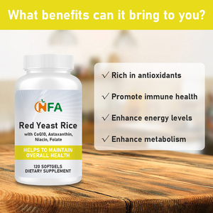 Private Label Service Red Yeast Rice Softgels with Astaxanthin Support Helping <b>Your</b> Body Adapt <b>Supplement</b> - Product Image 3