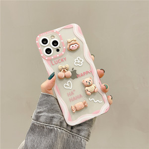 Coque arrière de téléphone à motif de dessins animés, étui pour iPhone 13 12 11 <span class=keywords><strong>Pro</strong></span> Max XR XS Max X 7 8 Plus - Product Image 2
