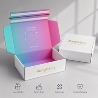 Boîte d'expédition en papier personnalisée OEM ODM, carton d'expédition ondulé durable avec logo pour l'emballage de cosmétiques et de produits promotionnels pour petites entreprises