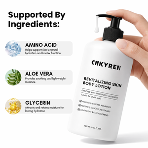 Lotion Corporelle Hydratante Éclaircissante Bio pour Hommes, Crème de Soin Végétalienne à Base d'Huile avec Extrait d'Algues des Grands Fonds, Pour Tous Types de Peau, Fourniture OEM - Product Image 2