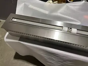 इननो-लिविंग फायर डिजाइनर बायो फायरप्लेस 200 सेमी ब्लैक सिल्वर रिमोट बायो इथेनॉल फायरप्लेस इनडोर - Product Image 4