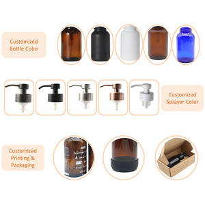 Distributeur de savon en <span class=keywords><strong>verre</strong></span> de haute qualité, bouteille moussante pour le lavage du visage, pompe à mousse vide de 250ml avec boîte personnalisée - Product Image 6