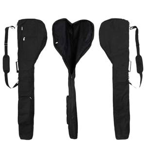 Sac de sport pliable durable en tissu Oxford avec fermeture éclair, sac de transport portable pour club, unisexe, <span class=keywords><strong>mini</strong></span>, demi-longueur, grande capacité, bandoulière souple pour personnel - Product Image 2