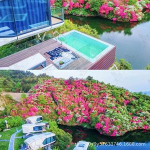 บ้านคอนเทนเนอร์สมัยใหม่สำหรับโรงแรมพร้อมสระว่ายน้ำส่วนตัวและวิวสวน  โซลูชั่นโครงการครบวงจร - Product Image 2