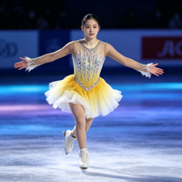 Robes de patinage artistique et de danse sur glace personnalisées de haute qualité en spandex/nylon pour filles et enfants
