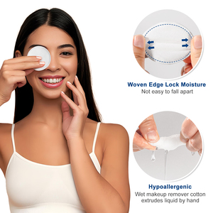 Tampons de coton biodégradables en vrac, 3 couches, écologiques, pour le visage, les cils, les lèvres, le vernis à ongles, le démaquillage, emballage scellé - Product Image 5