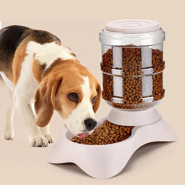 Pet besleyici otomatik köpek besleyici akıllı hayvan mama besleyici su sebili büyük köpekler için