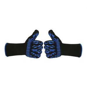 Guantes de Barbacoa de Fibra de Aramida con Logotipo Personalizado al por Mayor, Guantes para Parrilla Resistentes al Calor Extremo 932F - Product Image 3