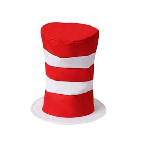 Set de Disfraz de Gato para Halloween con Sombrero Rojo y Blanco, Diadema, Guantes, Lazo y Tatuaje de Cara de Gato para Fiestas - Product Image 3