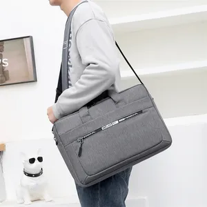 Laptop-Tasche Herrentüten hochwertig individuell tragbar Geschäft Schutzhülle Büro Laptop wasserdicht 15,6-Zoll-Tasche
