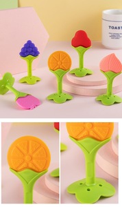Juguete de Dentición Ecológico y Colorido para Bebés, <span class=keywords><strong>Mordedor</strong></span> de Silicona Suave para la Primera Fase de Dentición, Juguete de Pelota para la Dentición - Product Image 3