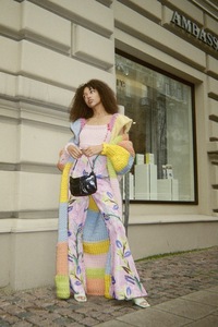 Maglioni Crop Oversize Personalizzati per Donna, Lavorati a Mano in Poliestere, per Maternità, Autunno <span class=keywords><strong>Inverno</strong></span> 2022 - Product Image 4