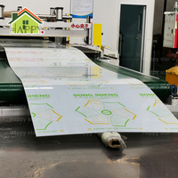 Tuiles de toit en plastique transparent, feuilles de toit en PVC transparentes pour couverture de hangar, 10 pieds