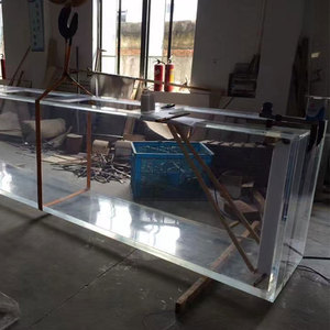 Diseño personalizado de fábrica, tu propio acuario acrílico, hogar único para peces, PC de plástico, pecera, uso de agua de 220V empaquetado en bolsas de Caja - Product Image 4