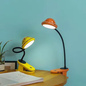 Draagbare Oogbescherming Clip Op Lamp Oplaadbare Kindertafel Led Boek Licht Ster Projector Lamp Opvouwbare Leeslamp
