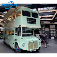 Bus personnalisé à deux étages Boîte mobile électrique multifonctionnelle Camion-restaurant de bar Cuisine entièrement équipée Café-bar Remorque alimentaire