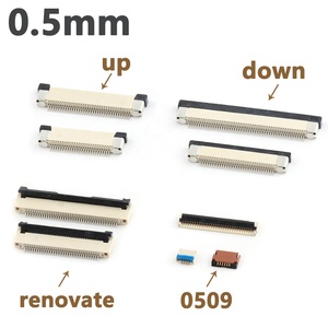 0.5 Ffc/<span class=keywords><strong>Fpc</strong></span> Kết Nối Mạ Vàng Pin 1.0 Mm Chiều Cao <span class=keywords><strong>0.5Mm</strong></span> Pitch Flip Khóa <span class=keywords><strong>Fpc</strong></span> Ffc Dưới Liên Hệ Pcb <span class=keywords><strong>Fpc</strong></span> Zif Nối - Product Image 2